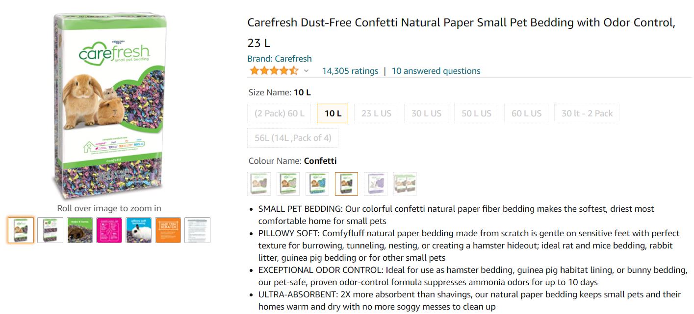 Scented Bedding is Dangerous for Hamsters